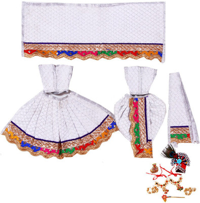 

Creativity Centre Radha, Krishna Dress(Silk)