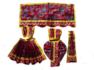 

DivineAura DivineAura Radha Krishna Dress Dress(Cotton)