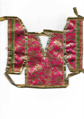 

S S Enterprises Durga Mata, Laxmi Dress(Silk)
