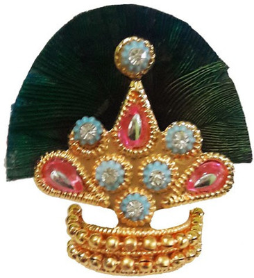

CraftEra Mukut(Crown) Deity Ornament(Krishna)