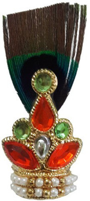 

CraftEra Mukut(Crown) Deity Ornament(Krishna)