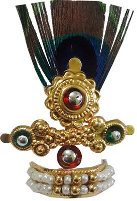 

CraftEra Mukut(Crown) Deity Ornament(Krishna)