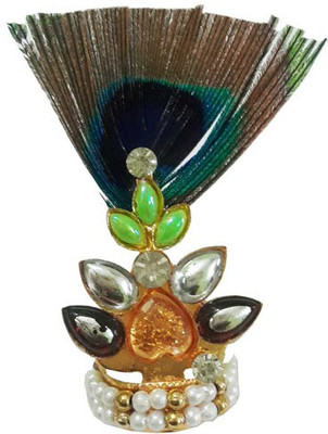 

CraftEra Mukut(Crown) Deity Ornament(Krishna)