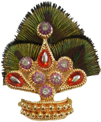 

CraftEra Mukut(Crown) Deity Ornament(Krishna)