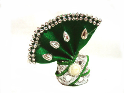 DivineAura Laddu Gopal (No.1) Mukut Deity Ornament(Laddu Gopal)