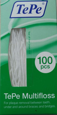 

TePe Multi Floss 100 pcs(70 cm, Pack of 100)