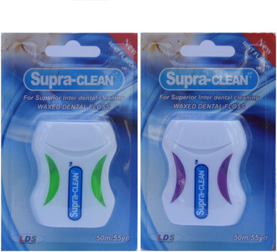 

Supraclean Dental Floss(5000 cm, Pack of 2)