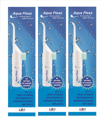 

Aqua Floss Oral Irrigator And Water Floss(20 cm, Pack of 3)