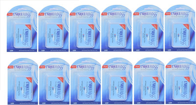 

Unique Floss Original Dental Floss and Sticks(78 mm, Pack of 12)