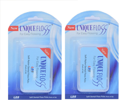 

Unique Floss Original Dental Sticks(78 mm, Pack of 2)