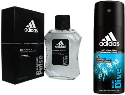 

ADIDAS Lavish Life Combo's In Dynamic Pulse EDT & Ice Dive Deo Body Spray - For Men(250 ml)