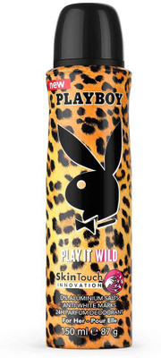 

Playboy Play It Wild Deodorant Spray - For Women(150 ml)