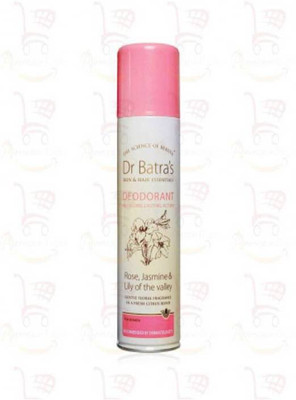 

Dr. Batra's Rose,Jasmine & Lily Of The Valley Deodorants Body Spray - For Women(150 ml)