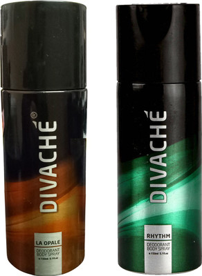 

Divache La opale, rhythm Body Spray - For Men(150 ml, Pack of 2)