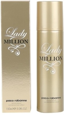 lady million deodorant spray