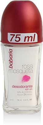 

babaria Imported Musk Rose / Rosa Mosqueta Roll On Deodorant with 75ml Deodorant Roll-on - For Men & Women(75 ml)
