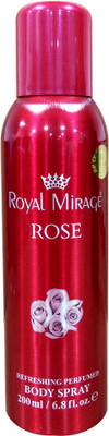 

Royal Mirage Rose Deodorant Spray -(200 ml)