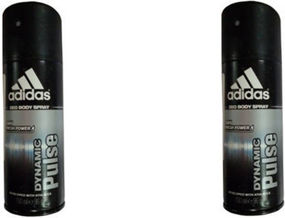 Adidas Dynamic Pulse Deodorant Spray (Pack Of 2) Body Mist - For Men(300 ml, Pack of 2) available at flipkart for Rs.350