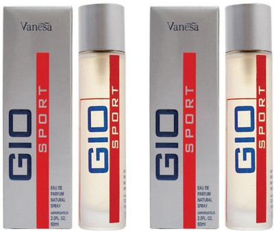 

Vanesa Gio Sport EDP Deodorant Spray - For Men & Women(120 ml, Pack of 2)