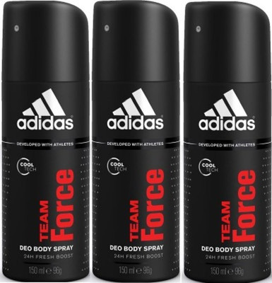 

ADIDAS team force Deodorant Spray - For Men(450 ml, Pack of 3)