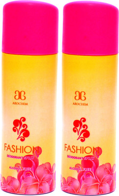 

Arochem 2 x Fashion Deodorant Spray - For Men & Women(400 ml, Pack of 2)