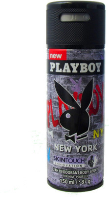 

Playboy New York Deodorant Spray - For Men(150 ml)