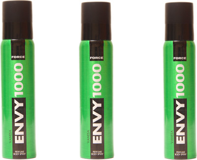 

Envy 1000 3 FORCE DEO Deodorant Spray - For Men & Women(345 g, Pack of 3)