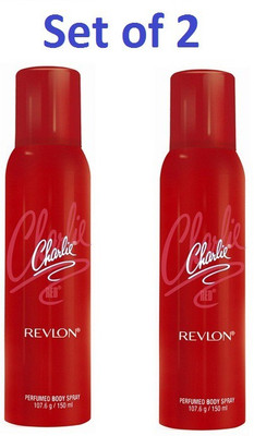 

Revlon Charlie Red Perfumed Body Spray Deodorant Spray - For Women(300 ml, Pack of 2)