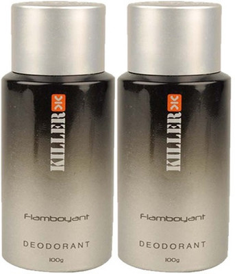 

Killer Flamboyant Body Spray - For Men(200 ml, Pack of 2)