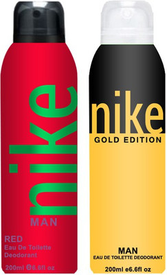 

Nike Red Gold Edition Body Spray - For Men(400 ml, Pack of 2)