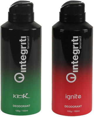 

Integriti INT_6 Deodorant Spray - For Men(300 ml, Pack of 2)