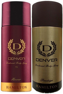 

Denver Hamilton Prestige,Honour Body Spray - For Men(220 g, Pack of 2)