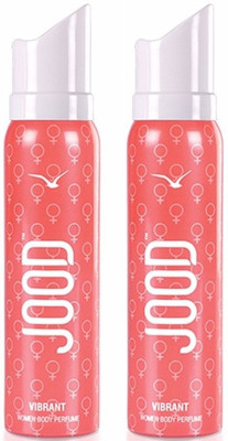 

JOOD Vibrant - 120 ml(Pack of 2) Deodorant Spray - For Women(120 ml, Pack of 2)