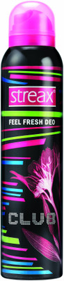 

Streax Feel Fresh Club Deodorant Spray - For Women(150 ml)