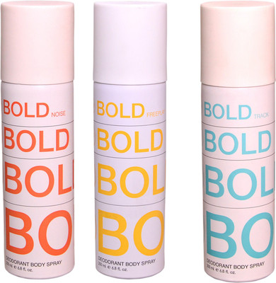 

Bold 1 NOISE::1 FREEPLAY::1 TRACK Deodorant Spray - For Men(600 ml)