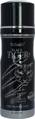 

Al Nuaim Black Tiger Body Spray - For Men(200 ml)