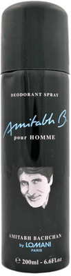 

Lomani Amitabh Bachchan Deodorant Spray - For Men(200 ml)