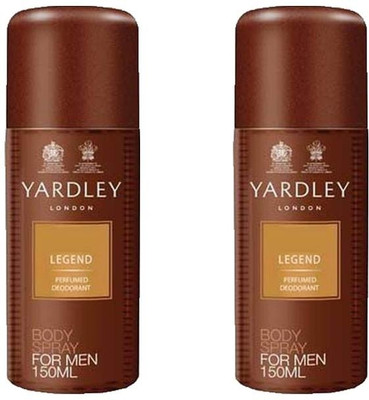 

Yardley London Legend Deodorant Spray - For Women(300 ml, Pack of 2)