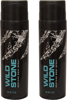 

Wild Stone 2 Wave Deodorant Spray - For Men(200 ml, Pack of 2)