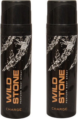 

Wild Stone 2 Charge Deodorant Spray - For Men(200 ml, Pack of 2)