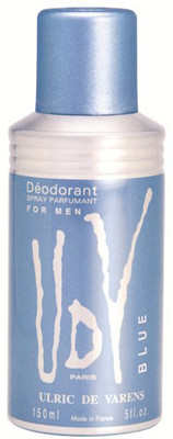45% OFF on Ulric De Varens Blue Deodorant Spray - For Men(150 ml) 45% OFF on Ulric De Varens Blue Deodorant Spray - For Men(150 ml)