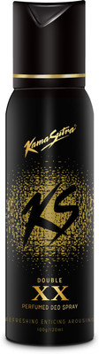 

KamaSutra Black XX Double Perfumed Body Deodorant Spray - For Men(120 ml)