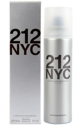 21% OFF on Carolina Herrera 212 Deodorant Spray - For Women(150 ml) 21% OFF on Carolina Herrera 212 Deodorant Spray - For Women(150 ml)
