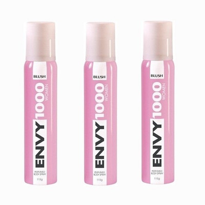 

Vanesa Envy Blush 1000 Body Spray - For Women(115 g, Pack of 3)