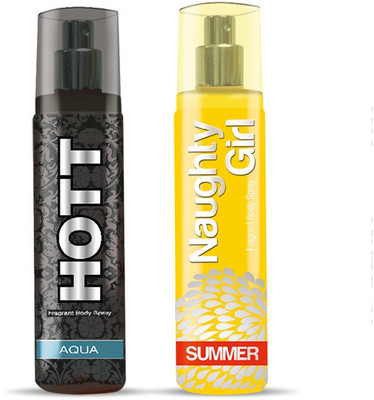 

Arabian Nights HOTT AND NAUGHTY GIRL Aqua + Summer DEODORANT Body Spray - For Men & Women(270 ml)