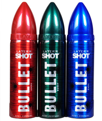

Layer'r Shot ammo,brust,bang Deodorant Spray - For Men & Women(360 ml)