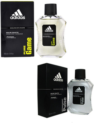 ADIDAS The EDT Combo's Pure Game & Dynamic Pulse Body Spray - For Men(200 ml)