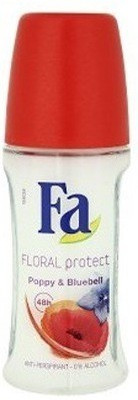 

Fa Floral Protect Poppy & Bluebell Deodorant Roll-on - For Men & Women(50 ml)