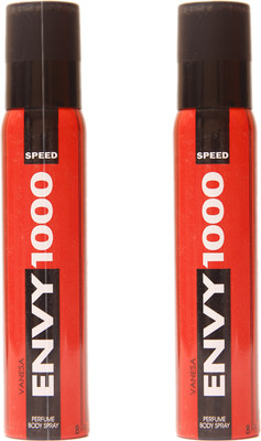 Envy 1000 2 SPEED DEO Deodorant Spray - For Men & Women(230 g, Pack of 2)
