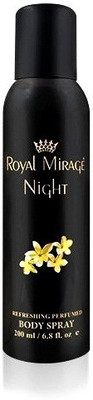 5% OFF on ROYAL MIRAGE Night Body ? Deodorant Spray - For Men & Women(200 ml) 5% OFF on ROYAL MIRAGE Night Body ? Deodorant Spray - For Men & Women(200 ml)